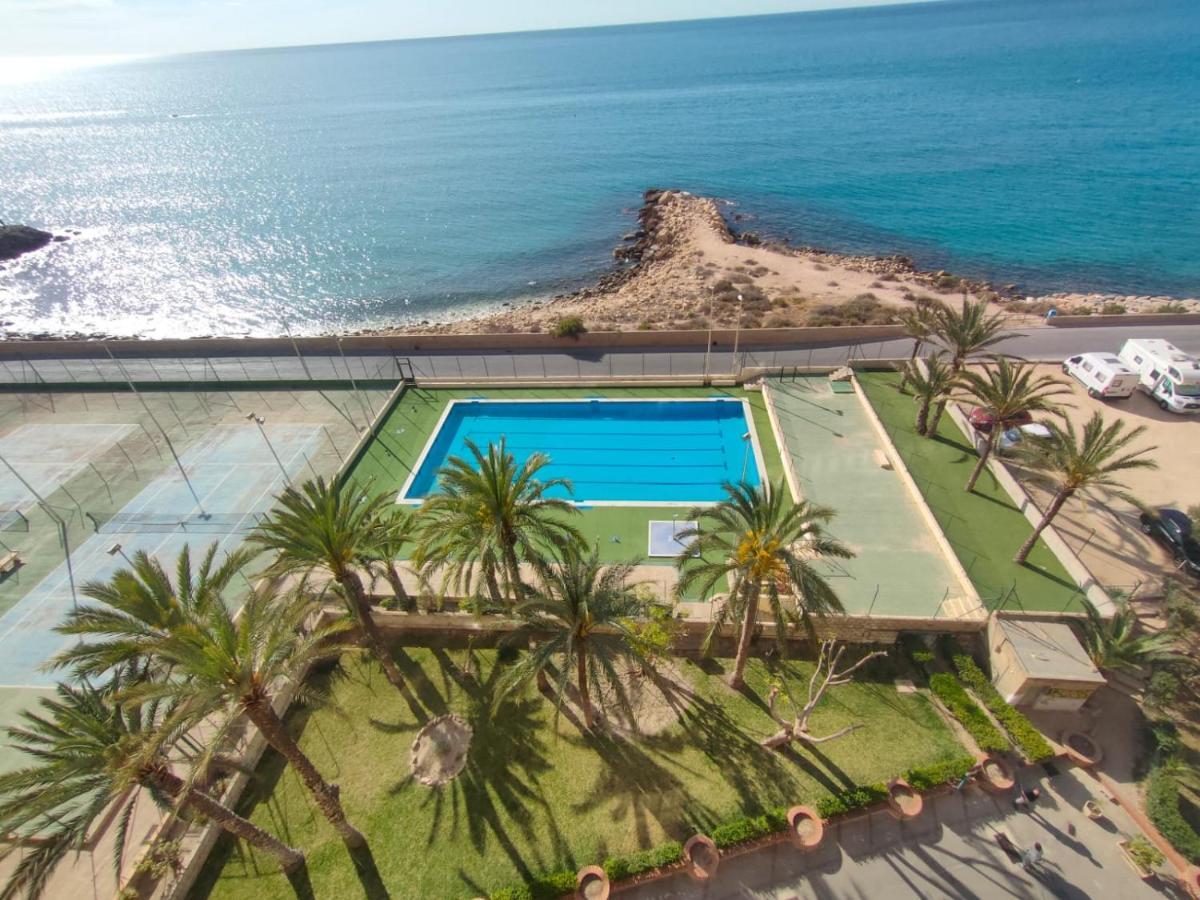 Very Lightful Apartment. Incredible Sea Views. Big Terrace, Swimming Pool. Ac. Very Close To Alicante City Center. Exterior photo