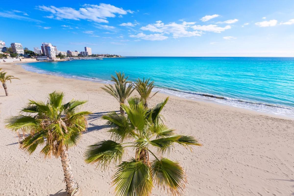 Very Lightful Apartment. Incredible Sea Views. Big Terrace, Swimming Pool. Ac. Very Close To Alicante City Center. Exterior photo